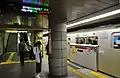 2番線ホーム(2018年4月7日撮影)