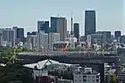 2018年5月20日撮影東京都庁展望室より見る（着工17か月）