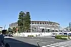 2018年10月22日撮影仙寿院交差点より見る（着工22か月）
