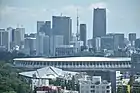 2019年5月30日撮影東京都庁展望室より見る（着工29か月）
