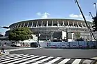 2019年6月25日撮影明治神宮外苑アイススケート場前より見る（着工30か月）