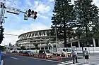 2019年9月22日撮影仙寿院交差点より見る（着工33か月）