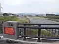 新田橋より下流を望む