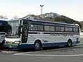 国際観光バスからの譲受車国際興業カラーに塗装変更後（日野・セレガR）