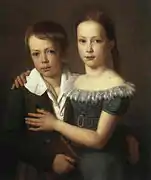 画家の子供たちの肖像 (1825)