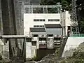 ダム直下の小又川第四発電所