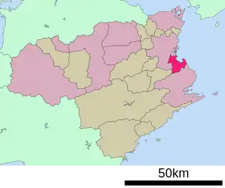 小松島市位置図