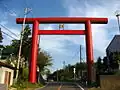 滑河駅前の大鳥居