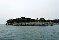 小藻根島。長命穴はこの島の南端にあった。