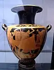 陶画家ピンティアス（英語版）によるアッティカ赤絵式ヒュドリア前500年頃州立古代美術博物館所蔵