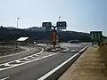 甲南ICと甲南PAのランプ分岐地点