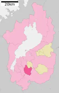 湖南市位置図