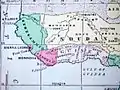 1872年のモンティスによる地図。