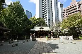 渋谷城跡(金王八幡宮境内)