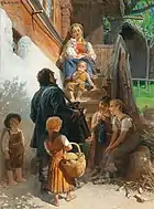 「手回しオルガン弾き」(1899)