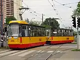 ワルシャワ市電（2015年撮影）