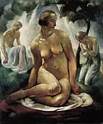 「崇拝」(1923)ハンガリー国立美術館 蔵