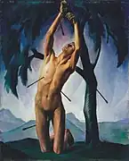 聖セバスティアヌス (c.1921)、個人蔵