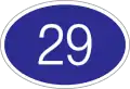 国道29号線