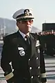 冬正服の海軍准将