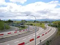 磐越道側のランプ