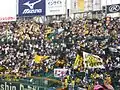 ライトスタンドの阪神ファン（2010年）