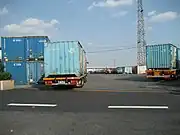 越谷貨物ターミナル駅の入口。