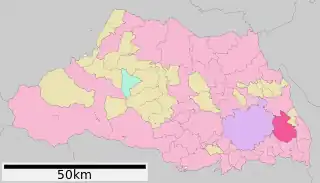 越谷市位置図
