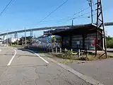 停車中のデ7070形(2014年9月)