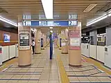 1・2番線ホーム（2022年8月）