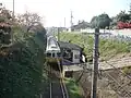 岡本方跨線橋より撮影