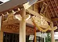 「宝尽くし」の木彫