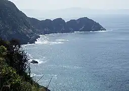 展望所から、南東にある鼻面岬