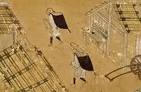 高野聖（右隻第6扇下部）