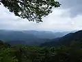 大峰山系が臨める