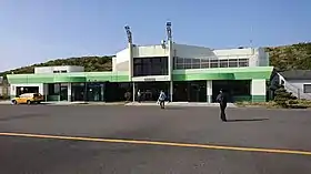 神津島空港制限区域側から撮影
