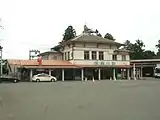 改修前の駅舎（2008年8月）