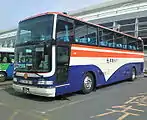旧塗装車(八戸駅西口にて)