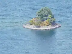 半月山展望台より撮影
