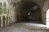 アーケードの部屋北側・便所（ラトリン、latrines）