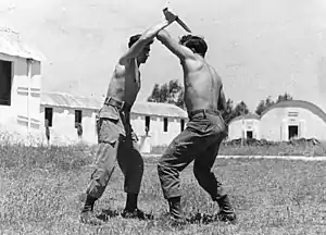 クラヴ・マガの訓練をするイスラエル軍兵士（1955年）