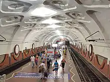 クルィヴィーイ・リーフ・メトロトラム（地下駅）