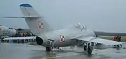 SB Lim-2。MiG-15UTIとは異なりMiG-15bisと同様の形状のエアブレーキが見える。
