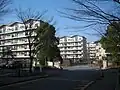 久保台地区のマンション街