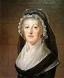 1793年の幽閉中のマリー・アントワネット