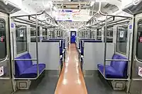 クハ411-204(更新工事施工車)客室内JR九州所属車