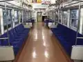 415系500番台車内（ロングシート）