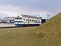 日本総合リサイクルに搬入されたクハ418-1