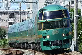 同社の観光列車の先駆けとなった特急「ゆふいんの森」