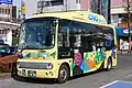 久喜市内循環バス「まつり」塗装日野・ポンチョ CNG車